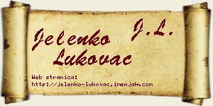 Jelenko Lukovac vizit kartica